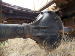 1935 1 1/2 ton Ford High speed rear and front axle from fire engine