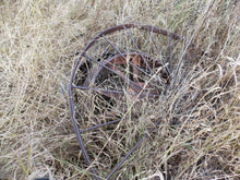 Load image into Gallery viewer, 25 year collection of antique  steel farm equipment wheels
