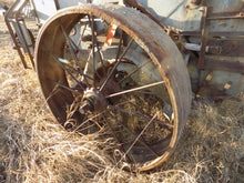 Load image into Gallery viewer, 25 year collection of antique  steel farm equipment wheels