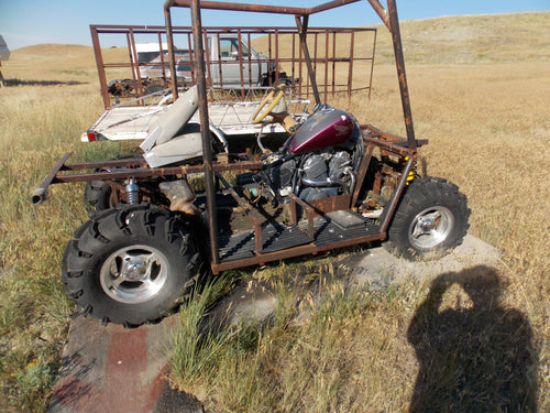 Go cart ATV with motorcycle motor