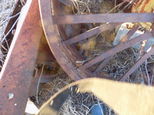 Load image into Gallery viewer, 25 year collection of antique  steel farm equipment wheels