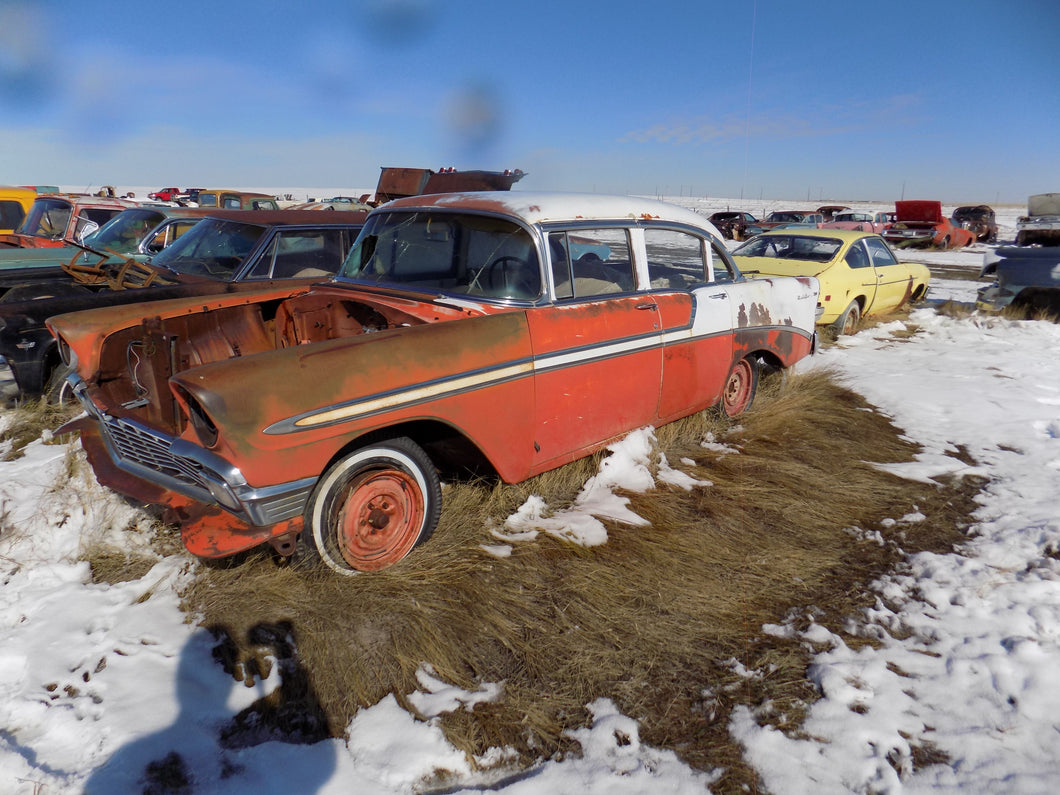 56 Chev 4dr