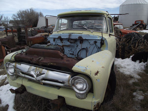 56 Ford  F 5  front clip and chrome grille