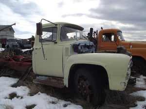 56 Ford  F 5  front clip and chrome grille