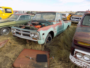 Assortment of Chevy 2 wd and 4x4 pickup trucks