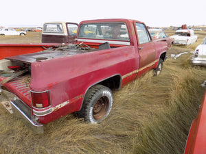 Assortment of Chevy 2 wd and 4x4 pickup trucks