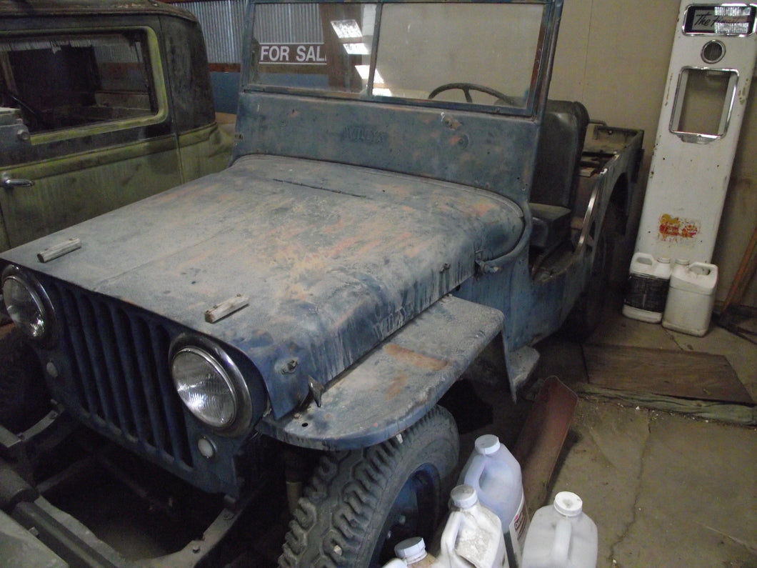 1946 Willys jeep and new steel body