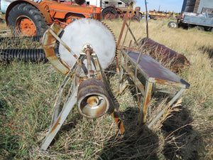 Antique buzz saw for hit and miss motor