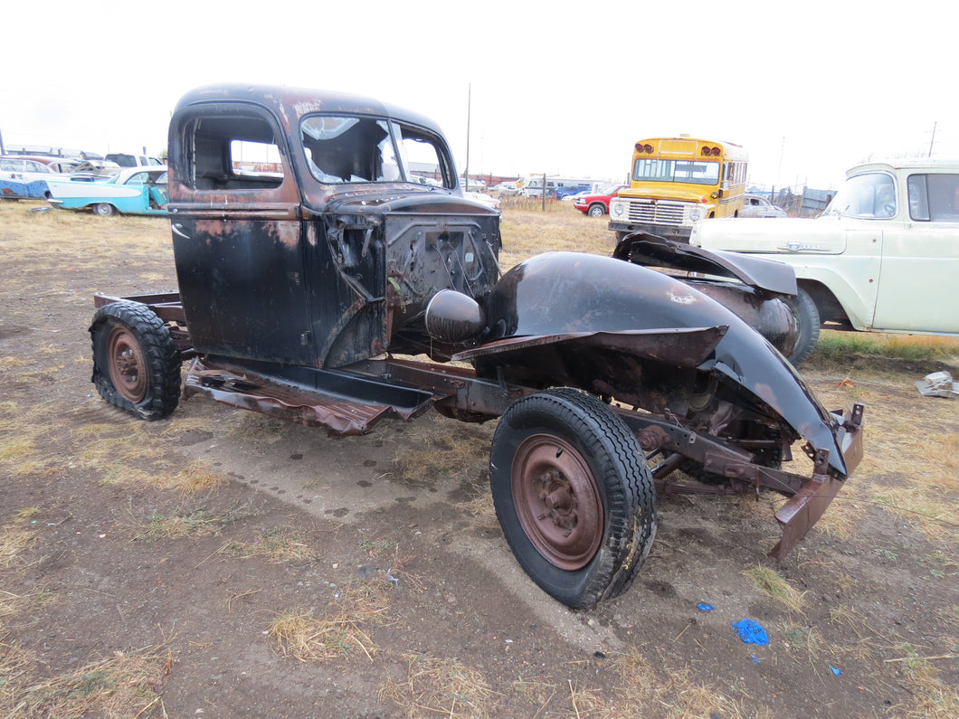 Ford project truck cab and frame.